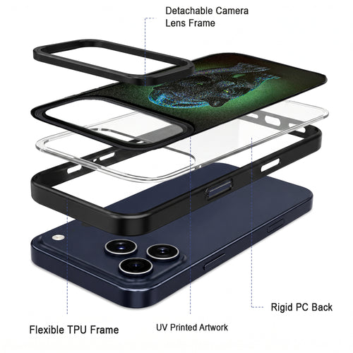 Panther iPhone 17 Pro Max Protective Phone Case