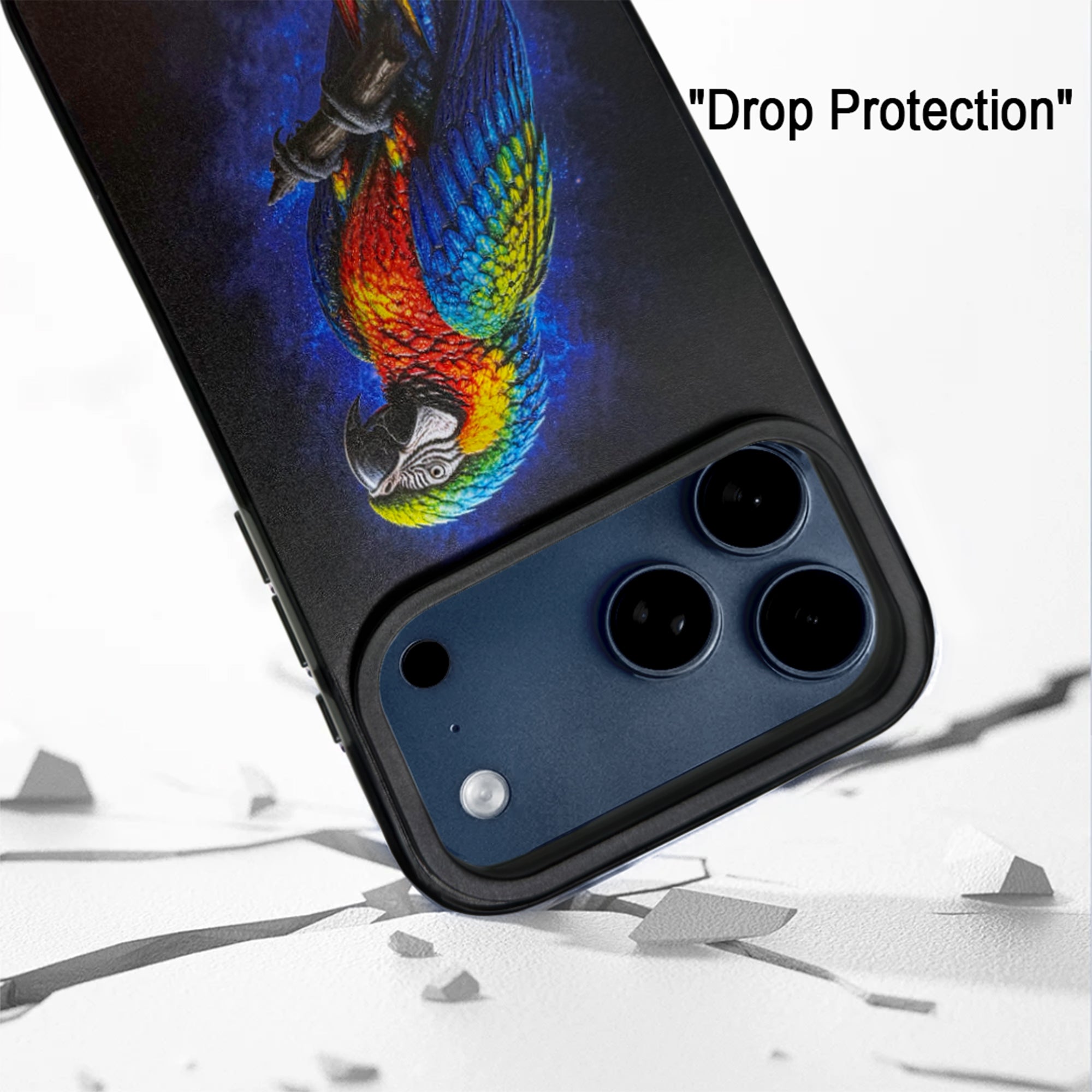 Parrot iPhone 17 Pro Max Protective Phone Case