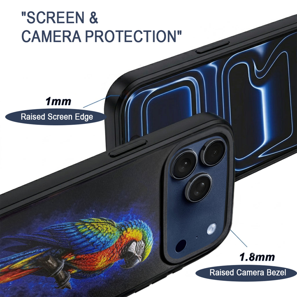 Parrot iPhone 17 Pro Max Protective Phone Case